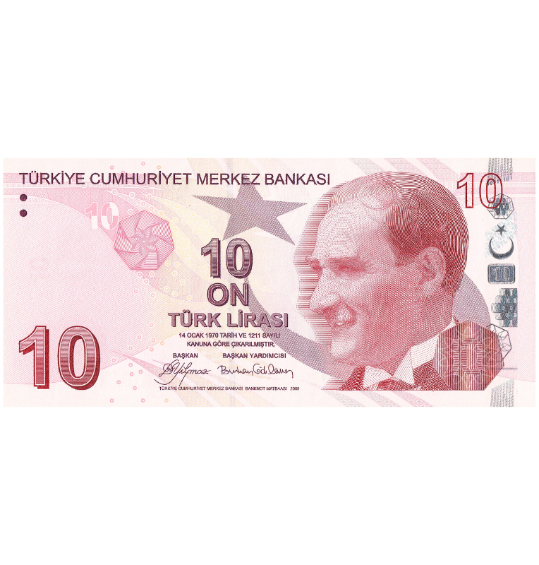 Turquía 10 Lira 2009 Pick 223a
